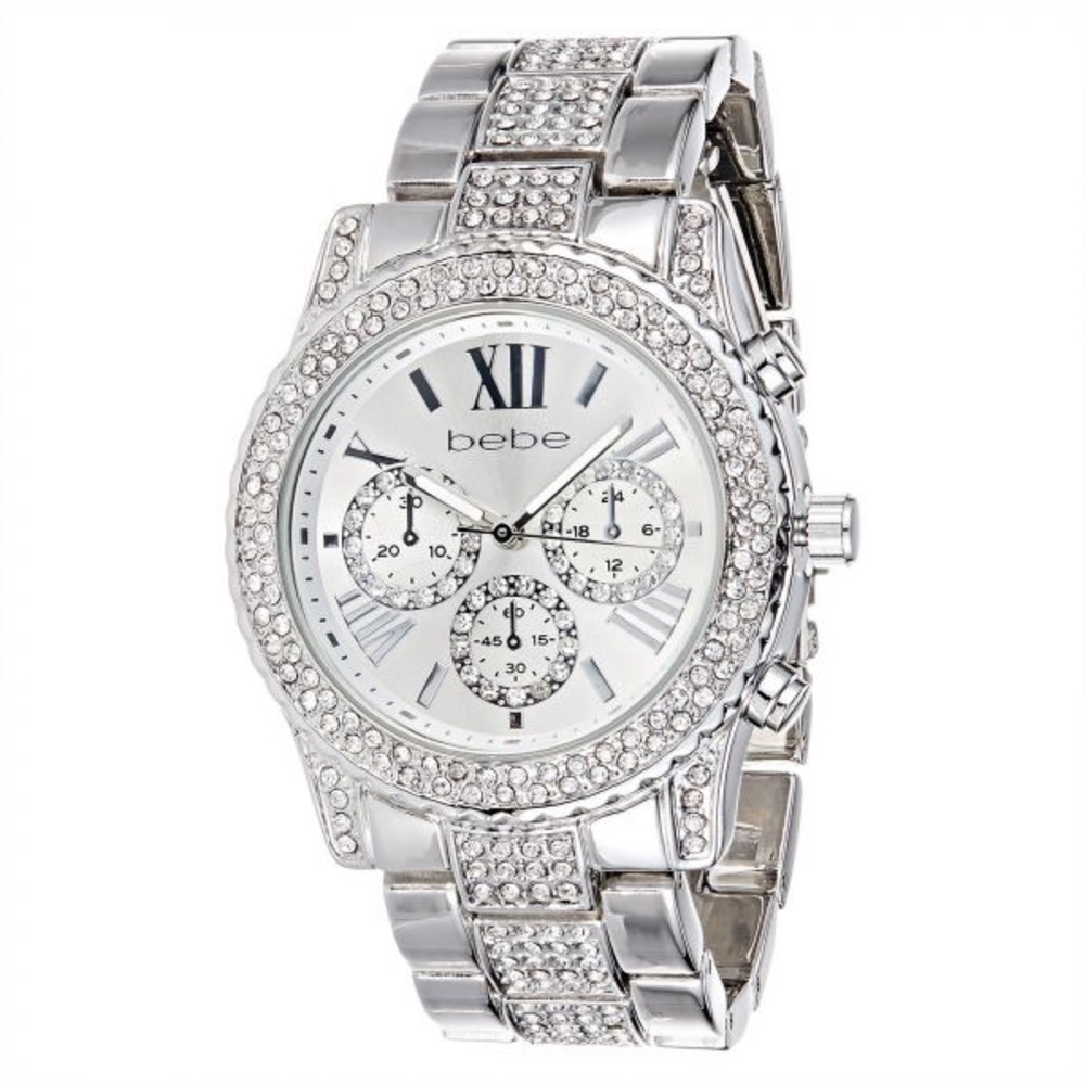 Silver Bebe watch